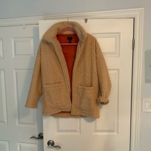 Gorgeous faux sheepskin jacket- perfect for Fall!